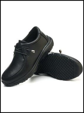 Non Slip Waterproof Work Shoes Slip On Loafers Chefs Kitchen